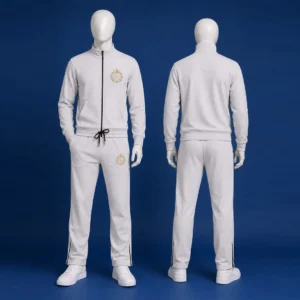 white hooded luxury set